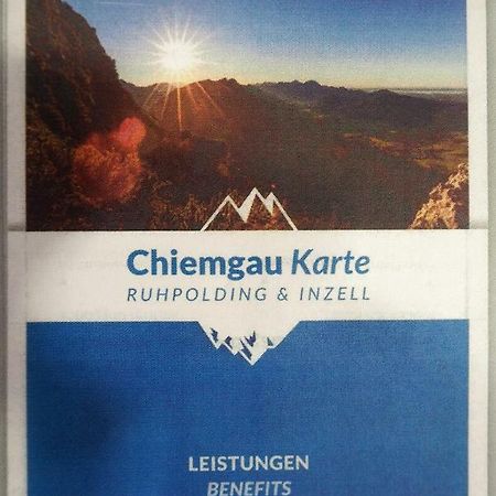 דירות Alpina Inzell 108 - Chiemgau מראה חיצוני תמונה